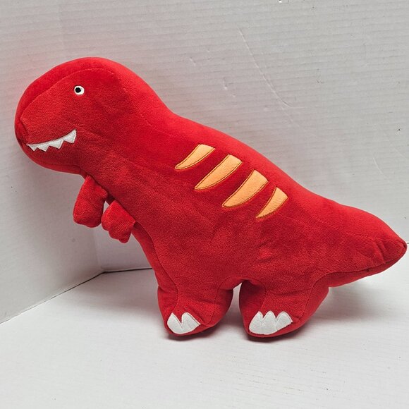 Hobby Lobby Store Red Dinosaur Kids Child Plush Pillow Buddy Decor Bedroom ~18" - Picture 1 of 9